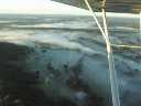 Early morning solo flight in MWY. Fog. Used runway 10. Click for the flight details